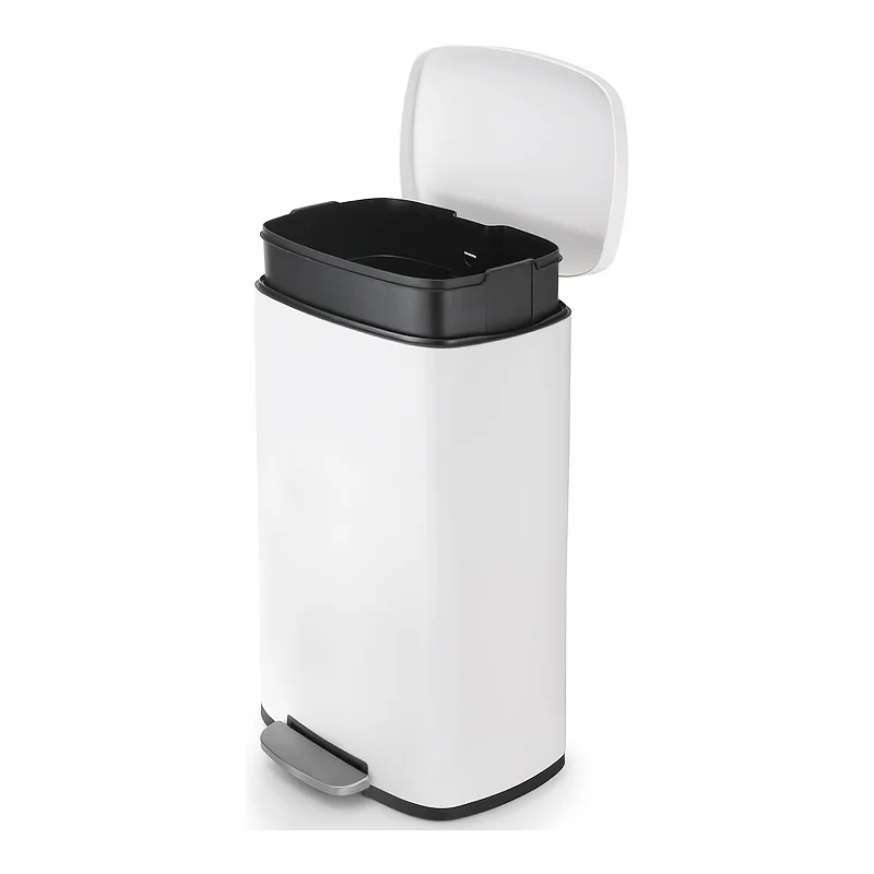 8 Gal Kitchen Trash Can, 30L Recycling Or Garbage Bin, Brushed Stainless Steel Waste Basket, Soft&Quiet Close Dustbin, with Step-On Pedal, Removable Inner Bucket, for Home, Office, Living Room
8 Gal Kitchen Trash Can, 30L Recycling Or Garbage Bin, Brushed Stainless Steel Waste Basket, Soft&Quiet Close Dustbin, with Step-On Pedal, Removable Inner Bucket, for Home, Office, Living Room