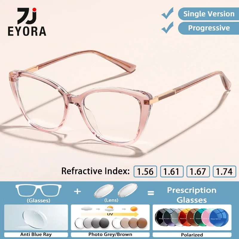 EYORA Fashion Skinny Face Cat Eye TR90 Reading Glasses Myopia Eyewear Hyperopia Anti Blue Ray Progressive Photochromic Eyewear
EYORA Fashion Skinny Face Cat Eye TR90 Reading Glasses Myopia Eyewear Hyperopia Anti Blue Ray Progressive Photochromic Eyewear
