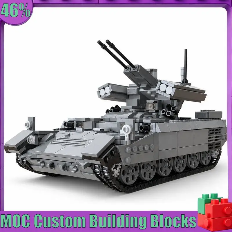 NEW 1303Parts BMPT-72 Terminator Combat Support Tank Model MOC Custom Puzzle DIY Creative Assembly Educational Toy Blocks Gifts
NEW 1303Parts BMPT-72 Terminator Combat Support Tank Model MOC Custom Puzzle DIY Creative Assembly Educational Toy Blocks Gifts