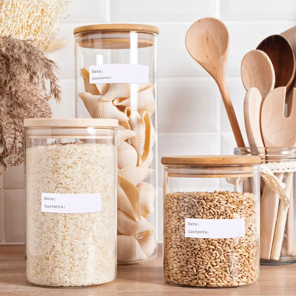 Removable Blank Food Labels Stickers Roll for Kitchen Freezer Storage Organizing Date Marking Containers Jars Bottles Portable
Removable Blank Food Labels Stickers Roll for Kitchen Freezer Storage Organizing Date Marking Containers Jars Bottles Portable