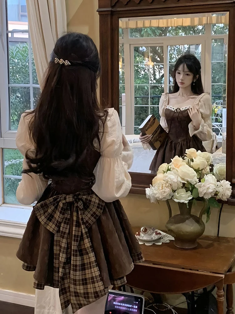 Korean Style Sweet Waist Cinched Square Neck Summer Pure Desire Princess Puffy Skirt Women's Dress Knot High Waist ...
Korean Style Sweet Waist Cinched Square Neck Summer Pure Desire Princess Puffy Skirt Women's Dress Knot High Waist ...