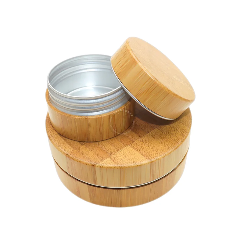 100pcs New 10g 30g Empty Mini Cosmetic Packaging Jar Natural Bamboo Aluminum Liner Refillable DIY Face Cream Bottle Wooden Jars
100pcs New 10g 30g Empty Mini Cosmetic Packaging Jar Natural Bamboo Aluminum Liner Refillable DIY Face Cream Bottle Wooden Jars