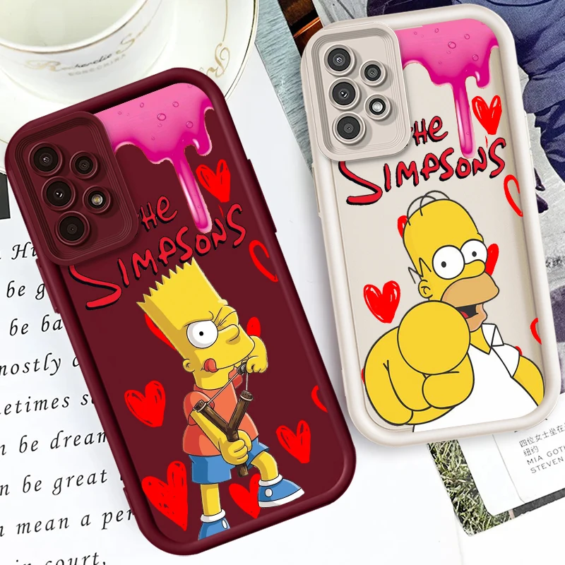 Disney The Simpsons Bart For Samsung A73 A71 A54 A53 A52 A51 A33 A32 A21S A14 A13 A12 A03 A04 A05 5G Eye Ladder Soft Phone Case
Disney The Simpsons Bart For Samsung A73 A71 A54 A53 A52 A51 A33 A32 A21S A14 A13 A12 A03 A04 A05 5G Eye Ladder Soft Phone Case