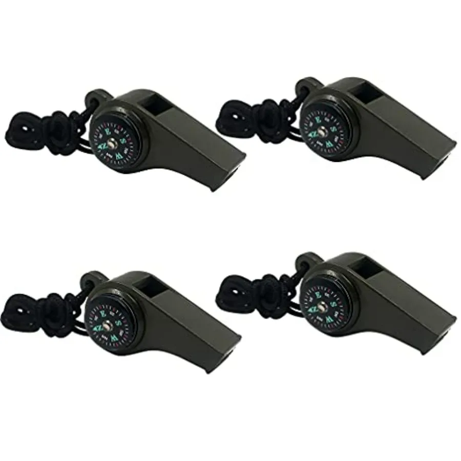 2 Pack Emergency Survival Whistle, 3-in-1 Emergency Whistles with Compass and Thermometer, Loud Safety Whistle with Lanyard for
2 Pack Emergency Survival Whistle, 3-in-1 Emergency Whistles with Compass and Thermometer, Loud Safety Whistle with Lanyard for