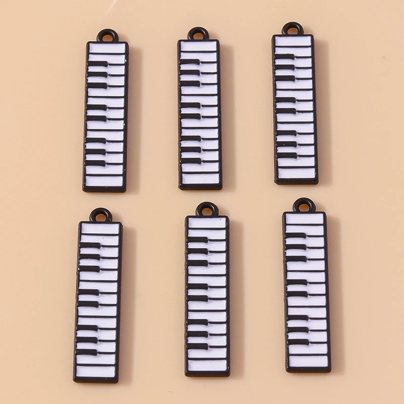 20pcs 7x32mm Cute Enamel Music Piano Charms for Jewelry Making Earrings Pendants Necklaces Keychains DIY Crafts Accessories
20pcs 7x32mm Cute Enamel Music Piano Charms for Jewelry Making Earrings Pendants Necklaces Keychains DIY Crafts Accessories 