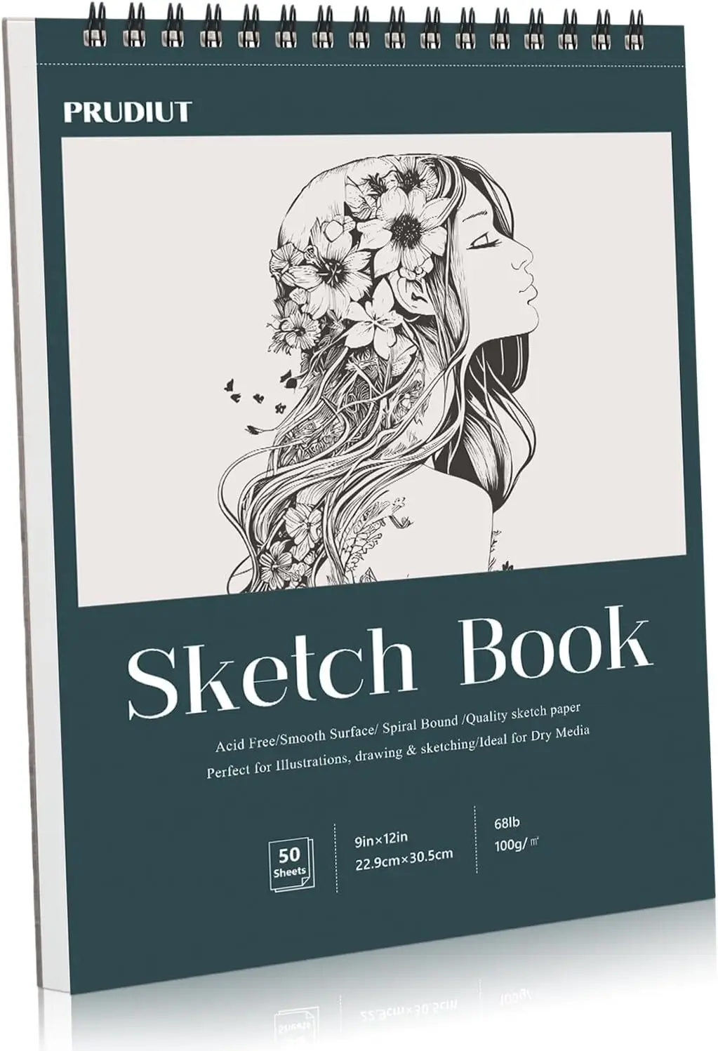 9x12 Sketch Pad, 50 Sheets 100gsm, Spiral Bound, Acid-Free for Drawing
9x12 Sketch Pad, 50 Sheets 100gsm, Spiral Bound, Acid-Free for Drawing
