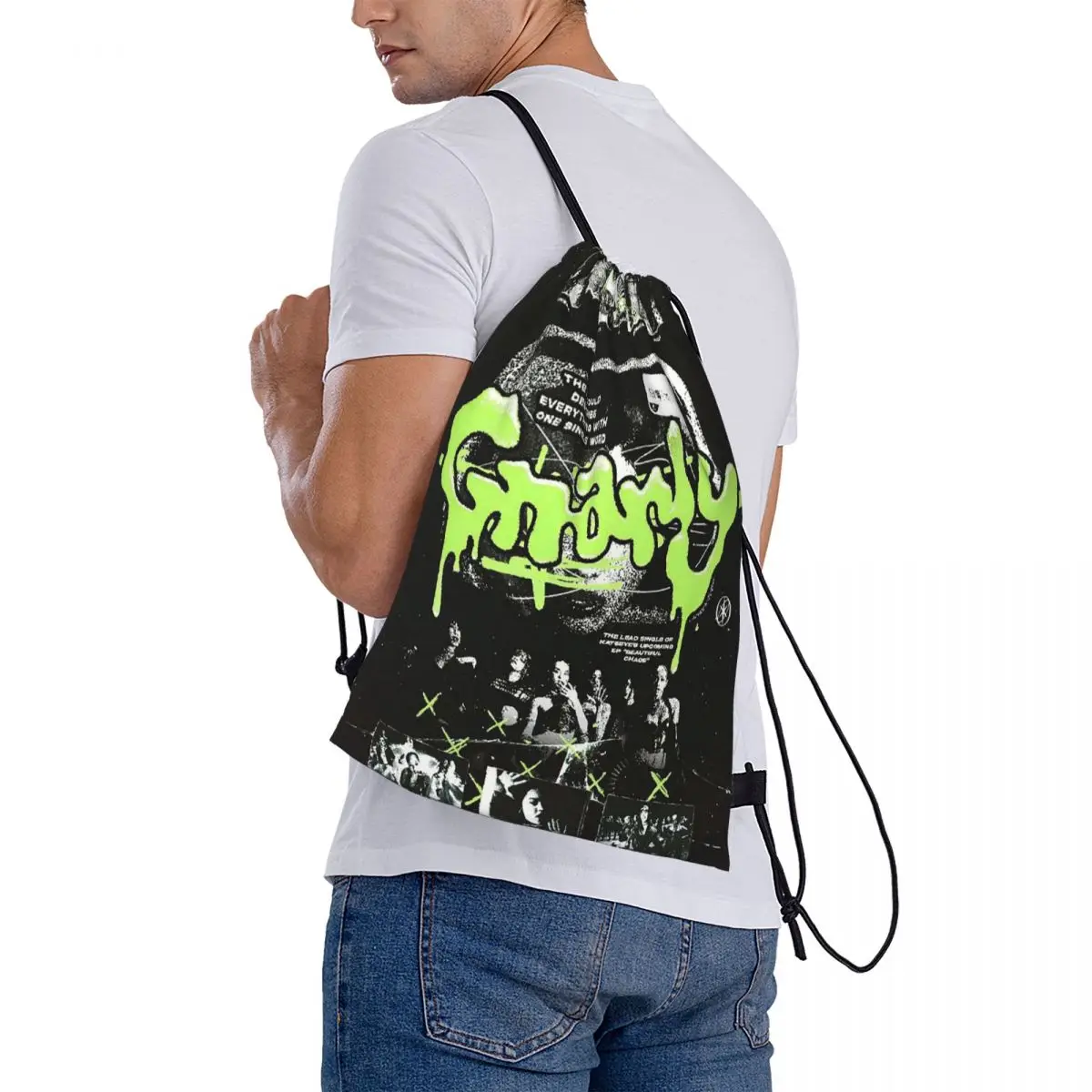 Korean Style KATSEYE Gnarly Backpacks Fashion Drawstring Bags Sports Bag Book Bags for Man Woman Students
Korean Style KATSEYE Gnarly Backpacks Fashion Drawstring Bags Sports Bag Book Bags for Man Woman Students