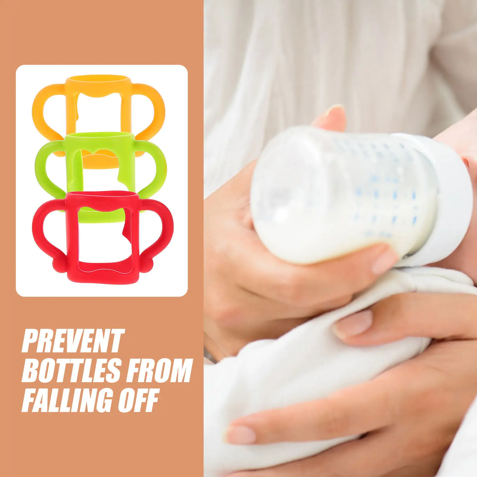 3Pcs Silicone Baby Bottle Soft Handle Detachable Feeding Bottles Holder Comfortable Infant Milk Handle Baby Bottle
3Pcs Silicone Baby Bottle Soft Handle Detachable Feeding Bottles Holder Comfortable Infant Milk Handle Baby Bottle