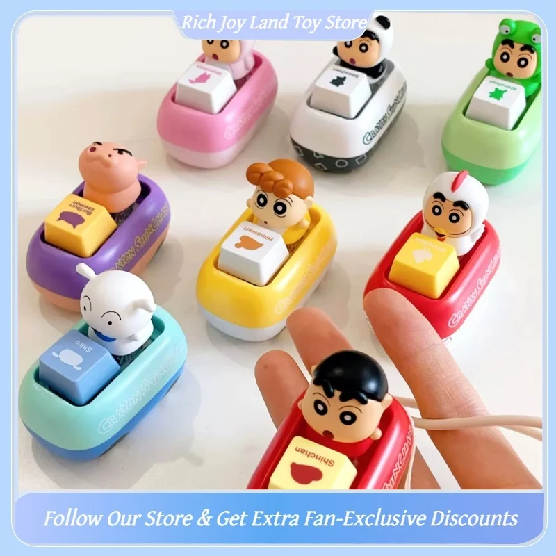 52TOYS Crayon Shinchan Tap & Relieve Keycap Stress Relief Blind Box Figurine Mechanical Keyboard Collectible Ornament Toy Gifts
52TOYS Crayon Shinchan Tap & Relieve Keycap Stress Relief Blind Box Figurine Mechanical Keyboard Collectible Ornament Toy Gifts