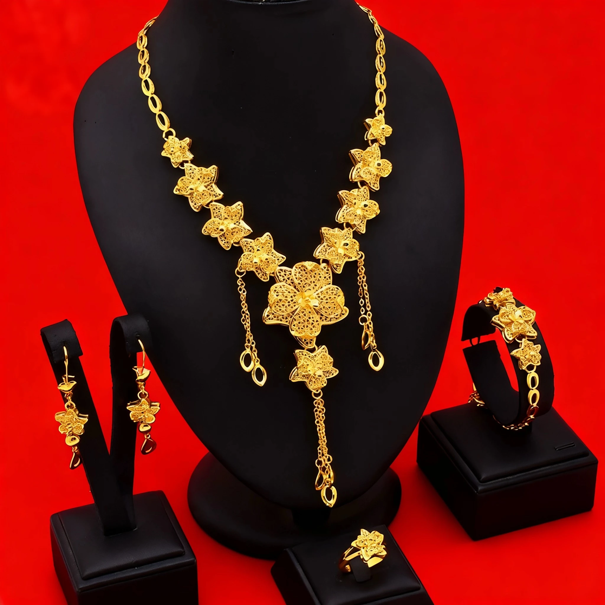 Эле Ближний Восток, трансграничное свадебное вечернее платье, ожерелье, серьги-цепочки на ключицы, комплект из четырех предметов, ювелирные изделия
Эле Ближний Восток, трансграничное свадебное вечернее платье, ожерелье, серьги-цепочки на ключицы, комплект из четырех предметов, ювелирные изделия