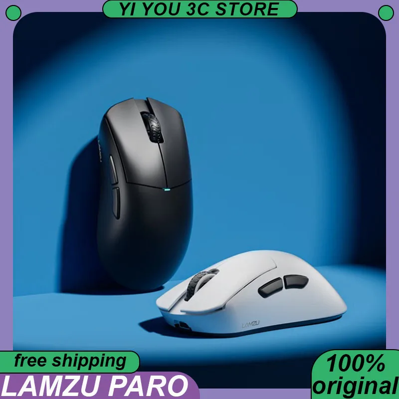LAMZU PARO Wireless Mouse Lightweight PIXART 3950 Nordic52840 2.4G Custom PC Esports Laptop Gaming Mice CS2 APEX
LAMZU PARO Wireless Mouse Lightweight PIXART 3950 Nordic52840 2.4G Custom PC Esports Laptop Gaming Mice CS2 APEX