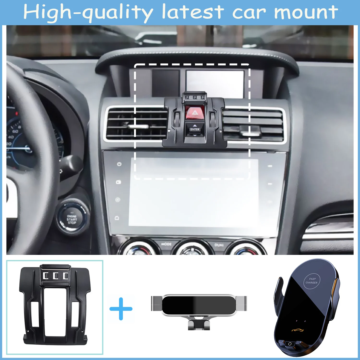 For Subaru Forester 2013-2017 2018 Car Phone Holder Wireless Charging Bracket Base Gravity Stand Phone Mount Car Accessories
For Subaru Forester 2013-2017 2018 Car Phone Holder Wireless Charging Bracket Base Gravity Stand Phone Mount Car Accessories