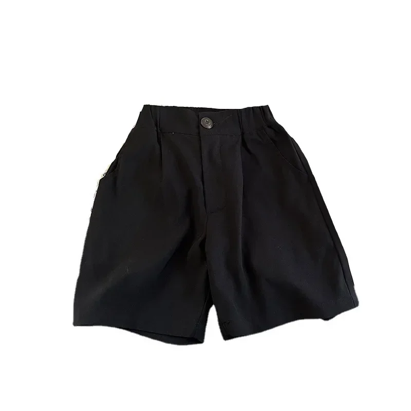 New Boy's Suit Shorts Vertical Smooth Fifth Pants Baby Girl Middle Pants Western Style Children's Shorts Summer 2025
New Boy's Suit Shorts Vertical Smooth Fifth Pants Baby Girl Middle Pants Western Style Children's Shorts Summer 2025