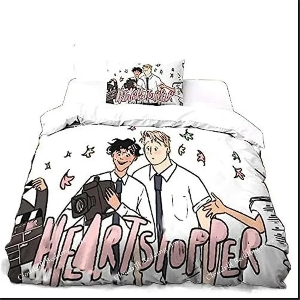 Cartoon Duvet Cover TV Heartstopper Pillowcase Bedding Set Adult Boys Girls Bedroom Decoration Children Gift Single Double Siz
Cartoon Duvet Cover TV Heartstopper Pillowcase Bedding Set Adult Boys Girls Bedroom Decoration Children Gift Single Double Siz