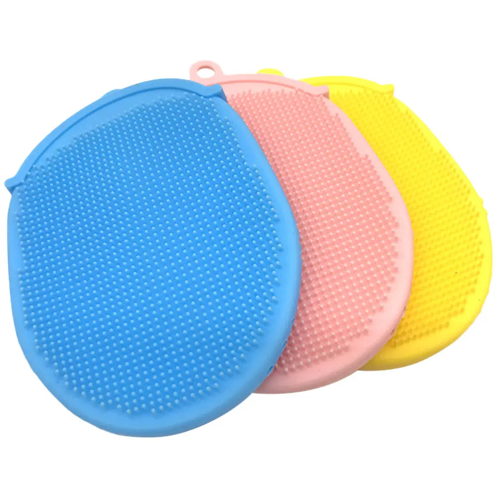 3Pcs Silicone Body Scrubber Double Sided Exfoliating Bath Brush with Massage Bristles for Back Cleaning Skin Friendly Shower
3Pcs Silicone Body Scrubber Double Sided Exfoliating Bath Brush with Massage Bristles for Back Cleaning Skin Friendly Shower
