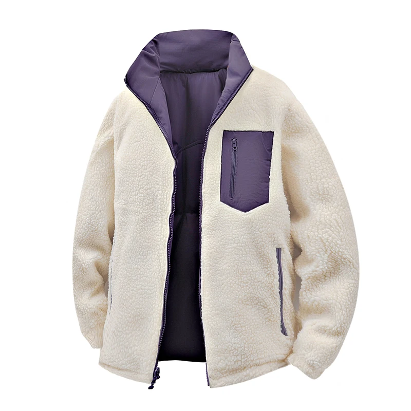 2025 Winter New Men's High Quality Double sided Wearing Lamb Cotton Coat Thick Zipper Cotton Coat Cotton Coat Coat Coat 
2025 Winter New Men's High Quality Double sided Wearing Lamb Cotton Coat Thick Zipper Cotton Coat Cotton Coat Coat Coat