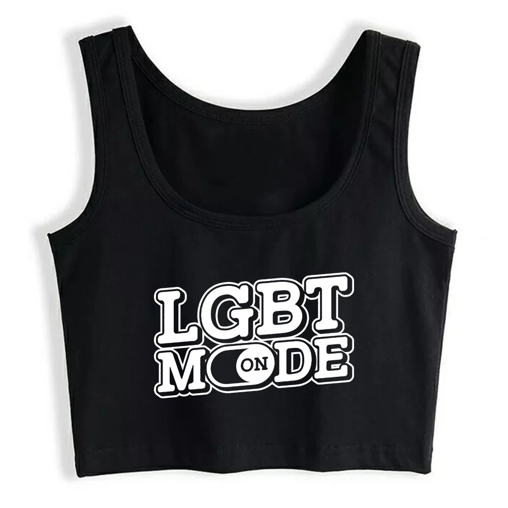 LGBT Mode On Design Sexy Slim Fit Crop Top Bisexuals Happy Pride Month Tank Top Street Cotton Sports Camisole
LGBT Mode On Design Sexy Slim Fit Crop Top Bisexuals Happy Pride Month Tank Top Street Cotton Sports Camisole