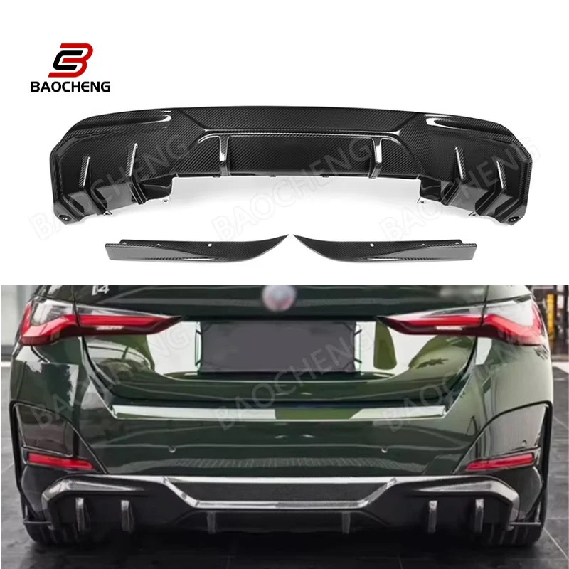BC Style Dry Carbon Fiber Rear Diffuser For BMW 4 Series I4 2021+ Sedan 3PCS High Quality Rear Bumper Diffuser Lip Body Kit
BC Style Dry Carbon Fiber Rear Diffuser For BMW 4 Series I4 2021+ Sedan 3PCS High Quality Rear Bumper Diffuser Lip Body Kit