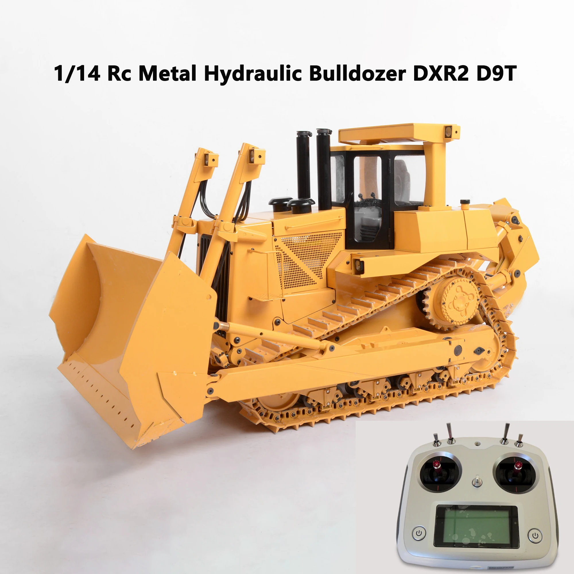 1/14 JDM-98 DXR2 Metal Crawler Hydraulic RC Bulldozer D9T Assembled Painted Dozer With Radio Sound Light For Tamiya
1/14 JDM-98 DXR2 Metal Crawler Hydraulic RC Bulldozer D9T Assembled Painted Dozer With Radio Sound Light For Tamiya