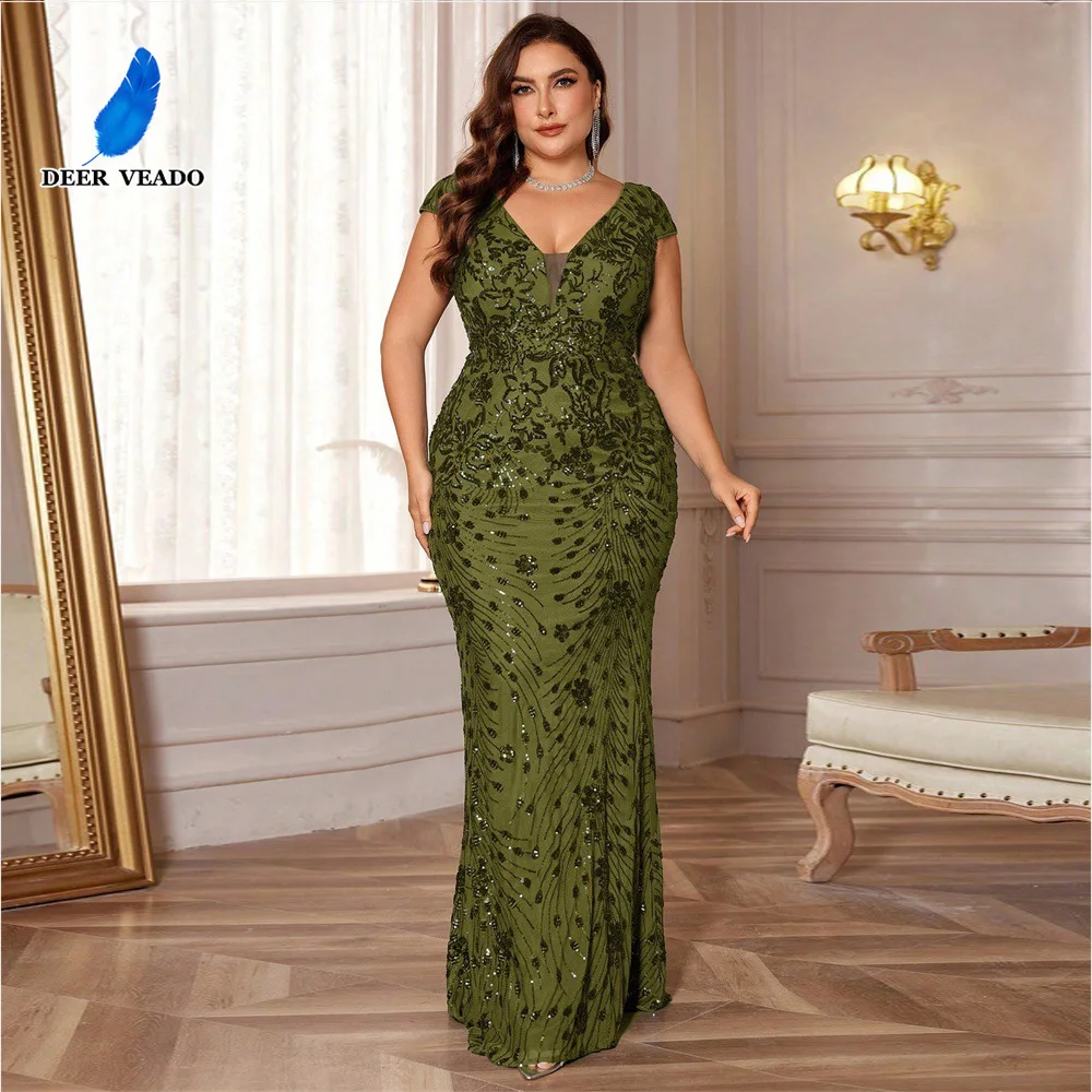 DEERVEADO женские вечерние платья больших размеров элегантные Русалка с глубоким v-образным вырезом и блестками вечерние платья длинные вечерние платья
DEERVEADO женские вечерние платья больших размеров элегантные Русалка с глубоким v-образным вырезом и блестками вечерние платья длинные вечерние платья