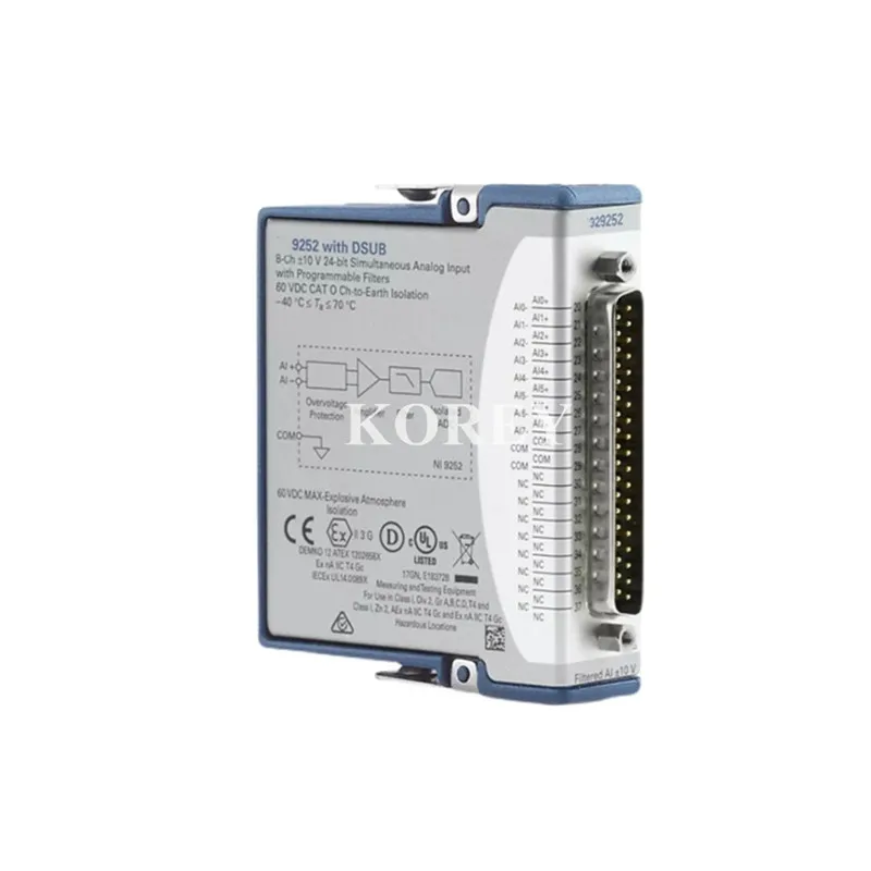 NI-9252 8-channel C-series Voltage Input Module 786783-01 Original Spot
NI-9252 8-channel C-series Voltage Input Module 786783-01 Original Spot