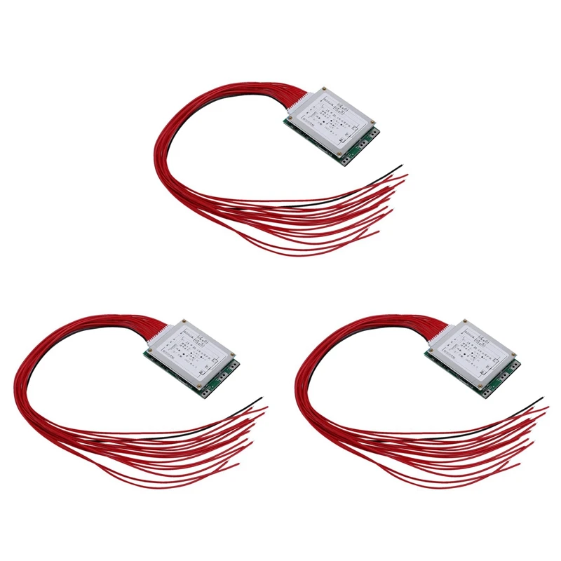 3X BMS 14S 52V 35A литий-ионный аккумулятор, зарядное устройство, защитная плата, плата BMS с функцией баланса для электронного велосипеда-AC47
3X BMS 14S 52V 35A литий-ионный аккумулятор, зарядное устройство, защитная плата, плата BMS с функцией баланса для электронного велосипеда-AC47