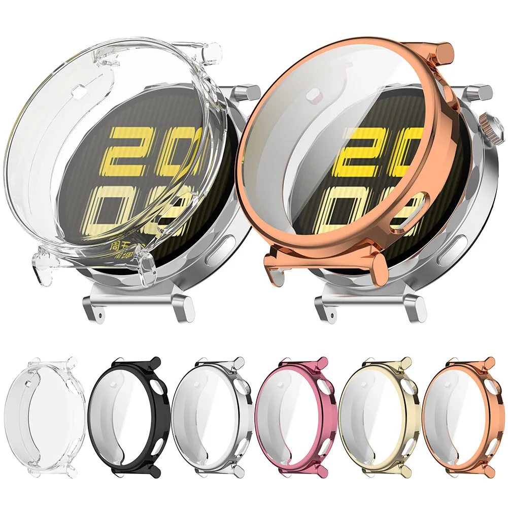 TPU Full Case All Cover Screen Protector Bumper Cover Anti-Scratch Full Coverage Protective Case for Huawei Watch GT5 41mm 46mm
TPU Full Case All Cover Screen Protector Bumper Cover Anti-Scratch Full Coverage Protective Case for Huawei Watch GT5 41mm 46mm