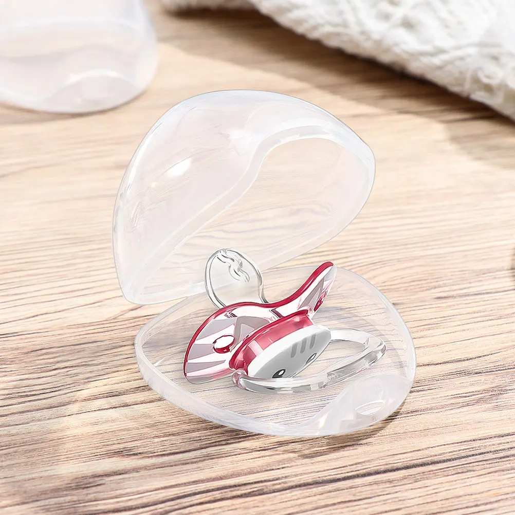 4Pcs Portable Pacifier Boxes Transparent Baby Pacifier Storage Containers Hygienic Safe Holders Suitable for All
4Pcs Portable Pacifier Boxes Transparent Baby Pacifier Storage Containers Hygienic Safe Holders Suitable for All