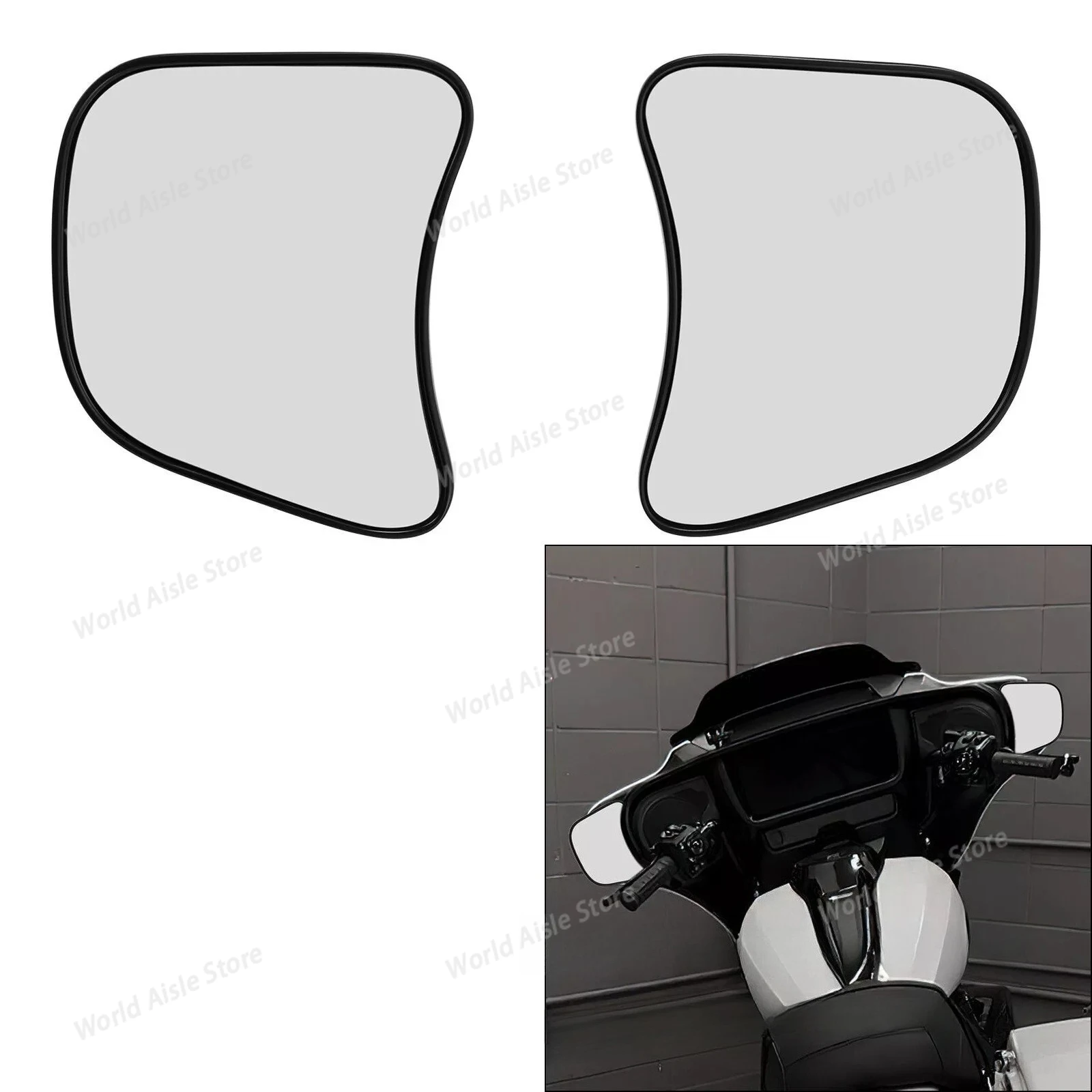 For Harley-Davidson Accessories: 2024 New Mirror Glass Rearview Mirror for Motorcycles
For Harley-Davidson Accessories: 2024 New Mirror Glass Rearview Mirror for Motorcycles