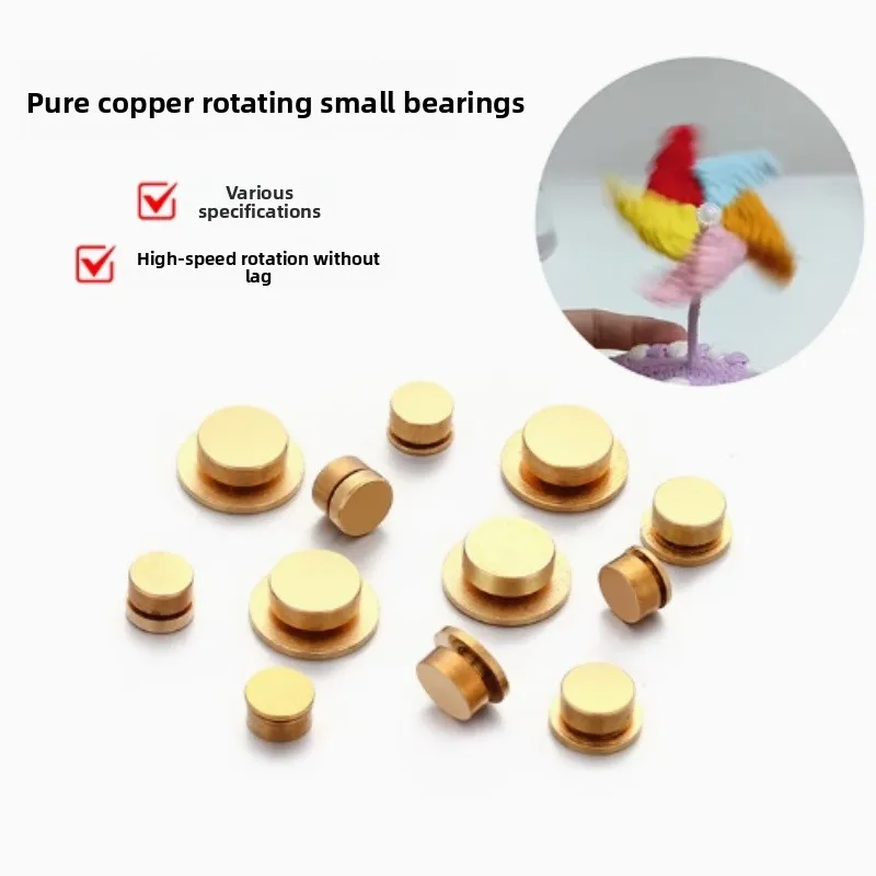 1PCS Rotary Bearing Pure Copper Miniature Small Bearing Handmade Diy Nail Windmill Ring Earrings Accessories
1PCS Rotary Bearing Pure Copper Miniature Small Bearing Handmade Diy Nail Windmill Ring Earrings Accessories