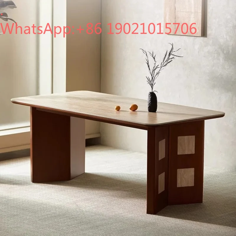 HXL Rectangular Retro Mid-Century Style Rock Slab Solid Wood Comfortable Desk
HXL Rectangular Retro Mid-Century Style Rock Slab Solid Wood Comfortable Desk