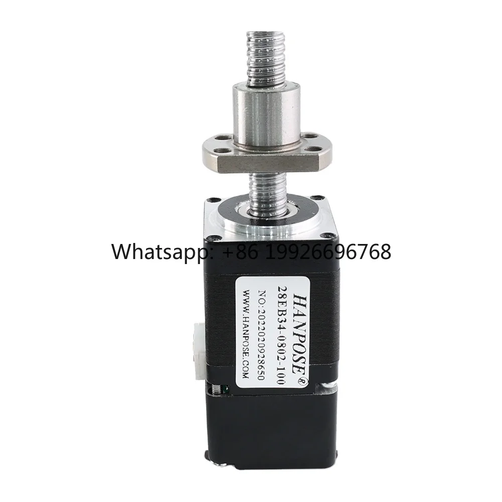 NEMA11 Closed Loop Ball Screw Motor 28EB34/28/40/50-0802 100MM 1.5A 0.1N.m for CNC Milling Machine Screw Stepper Motor
NEMA11 Closed Loop Ball Screw Motor 28EB34/28/40/50-0802 100MM 1.5A 0.1N.m for CNC Milling Machine Screw Stepper Motor