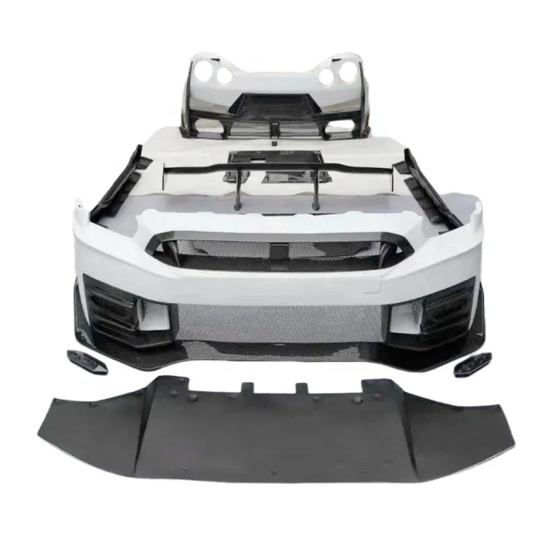 For Nissan GTR R35 2024 New Nismo Style Half Carbon Fiber Front & Bumpers Side Skirt & Rear Spoiler Body Kit
For Nissan GTR R35 2024 New Nismo Style Half Carbon Fiber Front & Bumpers Side Skirt & Rear Spoiler Body Kit