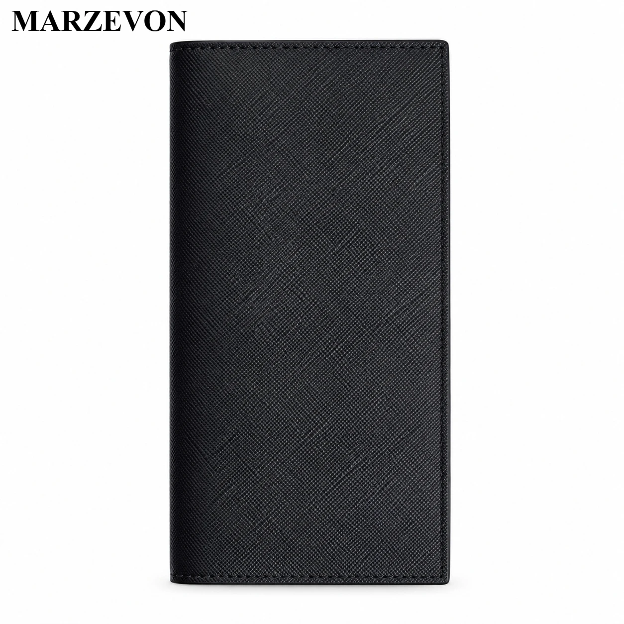 MARZEVON Men's Long Wallet Saffiano Leather Slim Bifold Business Clutch Bag Minimalist Black Card Holder High Quality Purse
MARZEVON Men's Long Wallet Saffiano Leather Slim Bifold Business Clutch Bag Minimalist Black Card Holder High Quality Purse