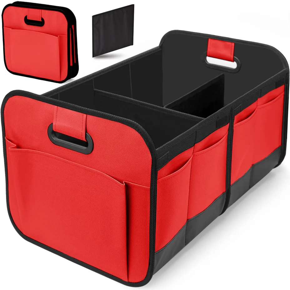 Collapsible Large Car Trunk Storage Box, Waterproof 600D Oxford Fabric Organizer with Flip Top & Reinforced Handles for SUV/Van
Collapsible Large Car Trunk Storage Box, Waterproof 600D Oxford Fabric Organizer with Flip Top & Reinforced Handles for SUV/Van