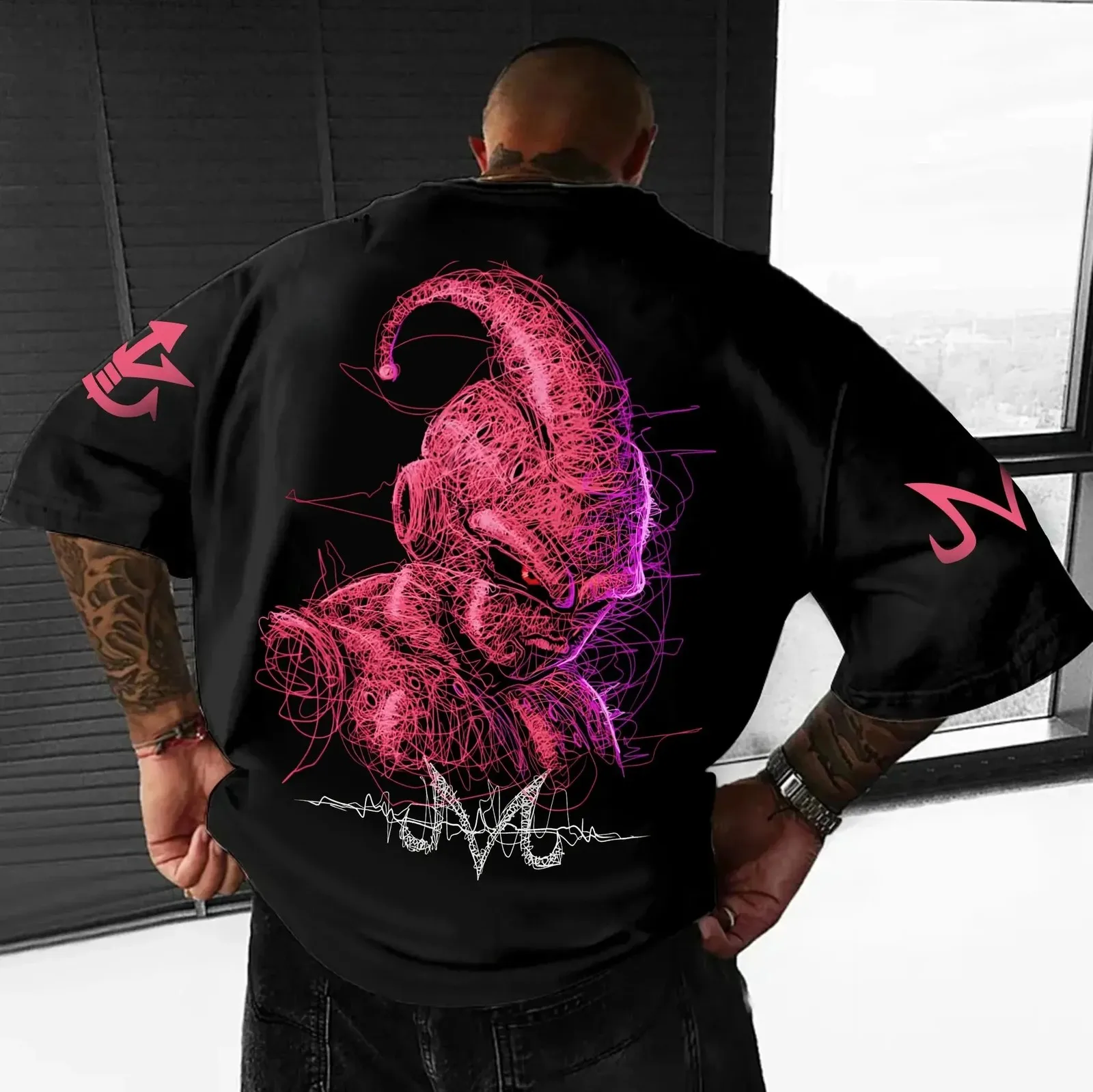 Dragon Ball Z Majin Buu T-Shirt Anime Cotton Top Harajuku Y2K Men's Cotton Tee Top Men's T-Shirt Casual Crew Neck Tee
Dragon Ball Z Majin Buu T-Shirt Anime Cotton Top Harajuku Y2K Men's Cotton Tee Top Men's T-Shirt Casual Crew Neck Tee