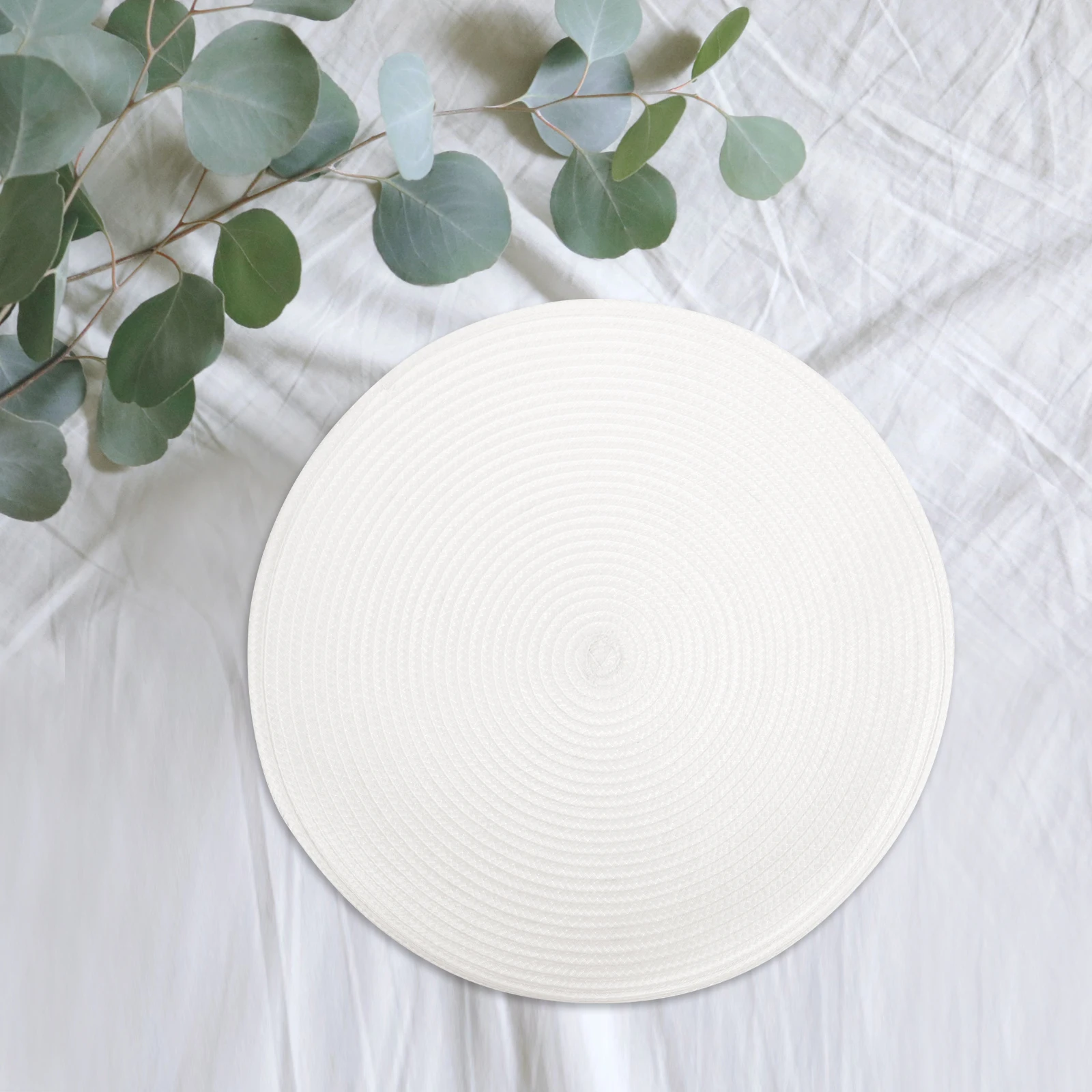6pcs Woven Placemat Dining Table Decor Heat Resistant Rustic Round Place Mat Plastic Table Mat For Home Hotel Kitchen
6pcs Woven Placemat Dining Table Decor Heat Resistant Rustic Round Place Mat Plastic Table Mat For Home Hotel Kitchen