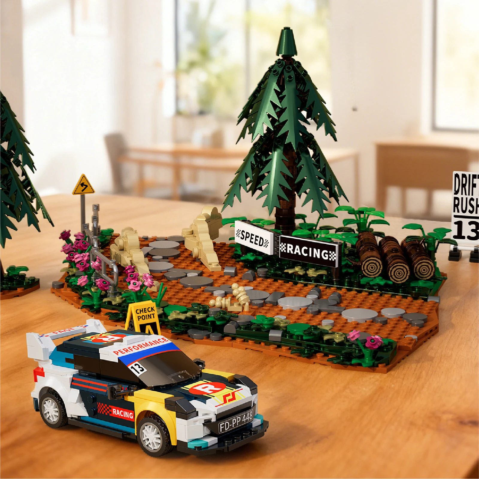 Forest Race Track Car 1049Pcs Building Blocks Sports Vehicle Model DIY Construction Bricks Educational Toys For Children Gifts
Forest Race Track Car 1049Pcs Building Blocks Sports Vehicle Model DIY Construction Bricks Educational Toys For Children Gifts