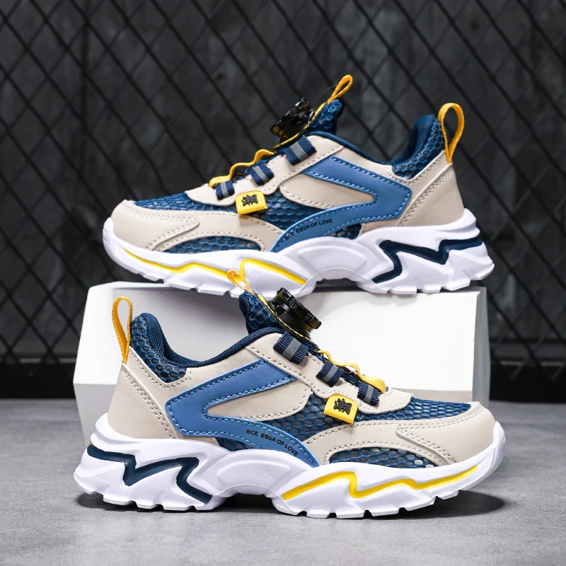 Summer Kids Sneaker Mesh Boys Tennis Shoes Fashion Platform Kids Casual Sneaker Comfort School Sports Shoes for Boy
Summer Kids Sneaker Mesh Boys Tennis Shoes Fashion Platform Kids Casual Sneaker Comfort School Sports Shoes for Boy