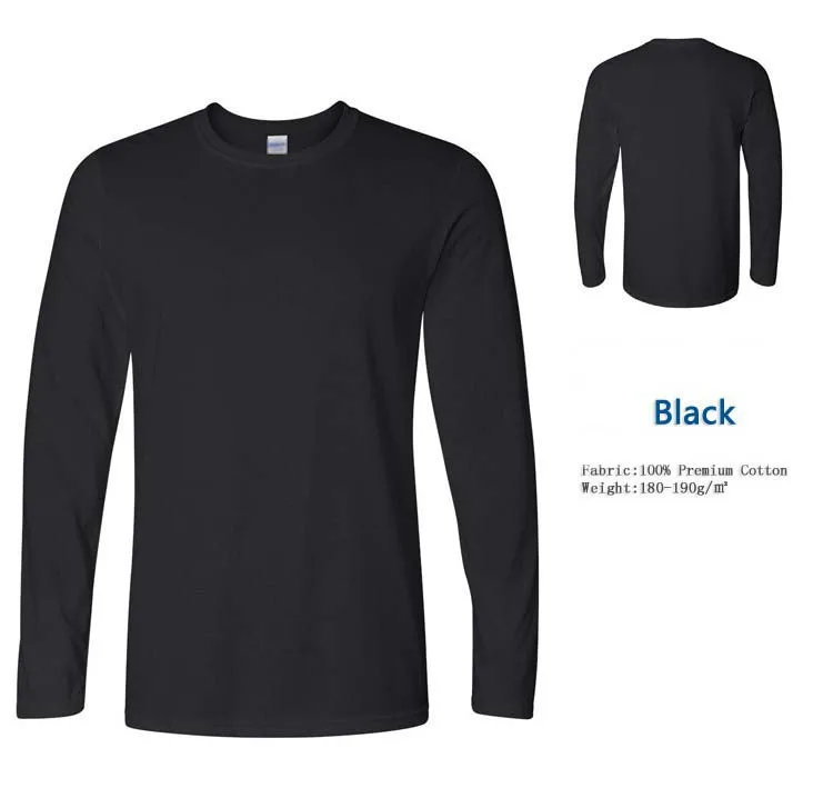 Custom Design Cotton Long Sleeves T-shirt Man Brand Logo/Picture Tshirt DIY Print O-Neck Solid Color Long Sleeves T shirt Men
Custom Design Cotton Long Sleeves T-shirt Man Brand Logo/Picture Tshirt DIY Print O-Neck Solid Color Long Sleeves T shirt Men