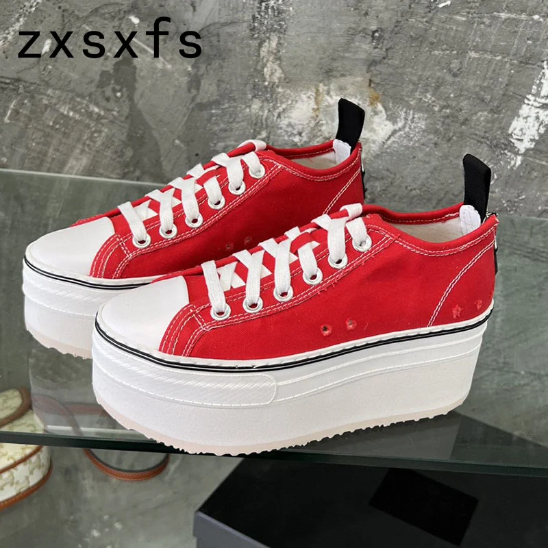Thick Sole Platform Shoes For Women Canves Brand Sneakers Fashion Lace Up Casual Shoes Woman Ladies Flats Zapatos Mujer 2023
Thick Sole Platform Shoes For Women Canves Brand Sneakers Fashion Lace Up Casual Shoes Woman Ladies Flats Zapatos Mujer 2023