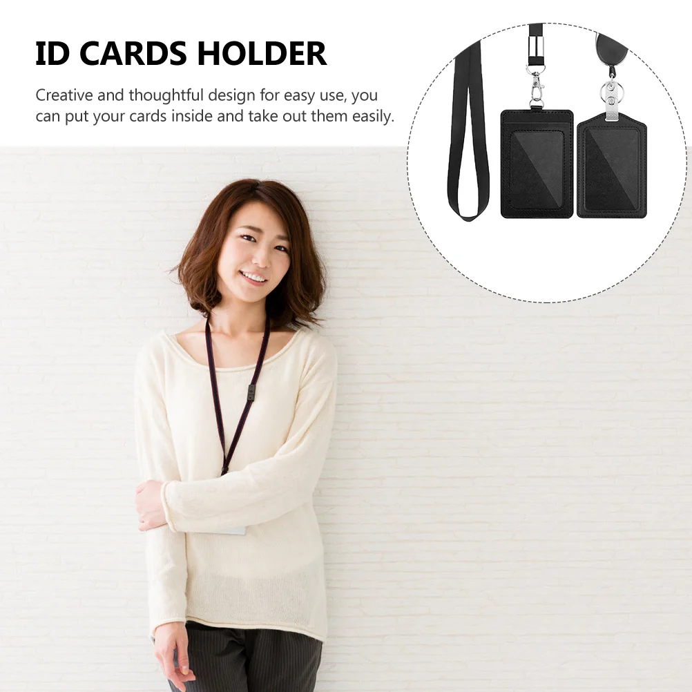 PU Retractable ID Cards Holder Lanyard Zinc Alloy Lightweight Practical Long Use Portable Multi Function Work
PU Retractable ID Cards Holder Lanyard Zinc Alloy Lightweight Practical Long Use Portable Multi Function Work