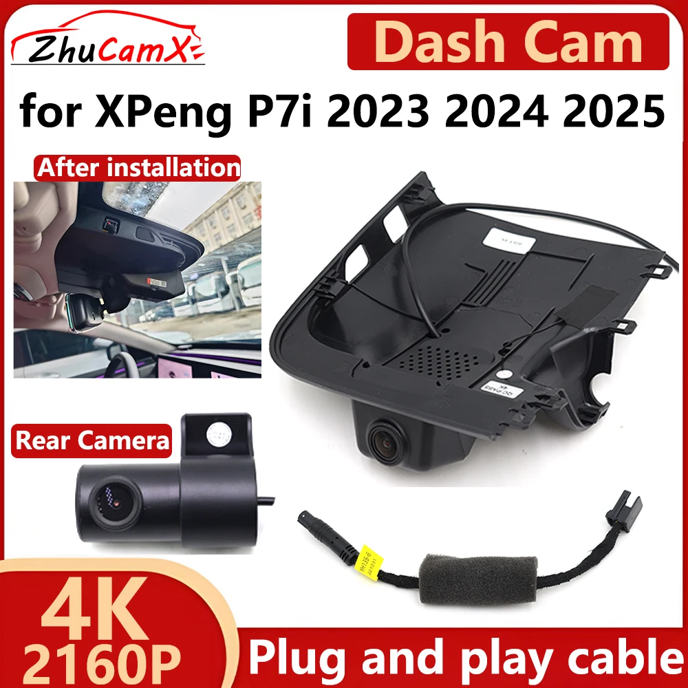 ZhuCamX for XPeng P7i 2023 2024 2025 4K UHD 2160P Car DVR Dash Cam Camera Night Vision Recorder Plug and play
ZhuCamX for XPeng P7i 2023 2024 2025 4K UHD 2160P Car DVR Dash Cam Camera Night Vision Recorder Plug and play