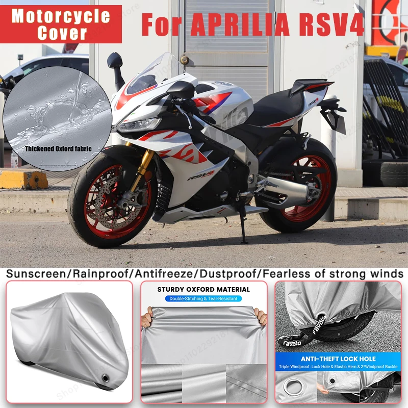 For APRILIA RSV4 No Ear Motorcycle Cover - Outdoor Full Body Protection, Waterproof Dustproof Heat-Resistant Moto Accessories
For APRILIA RSV4 No Ear Motorcycle Cover - Outdoor Full Body Protection, Waterproof Dustproof Heat-Resistant Moto Accessories