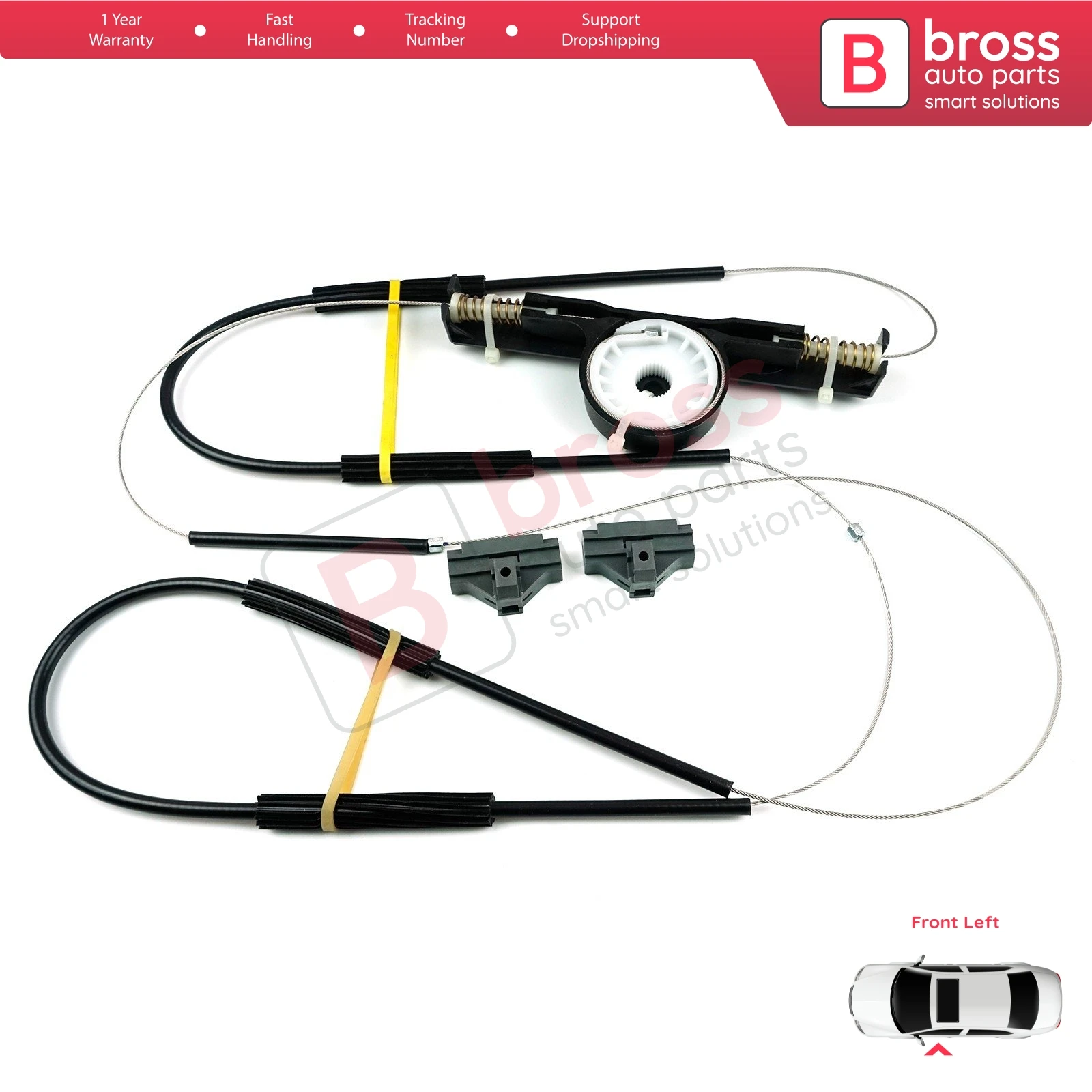 BWR5430 Electric Window Regulator Repair Set Front Left Door for Ford Mondeo MK3 B4Y BWY B5Y 2000-2007 4/5 Door 1S71F23201AB
BWR5430 Electric Window Regulator Repair Set Front Left Door for Ford Mondeo MK3 B4Y BWY B5Y 2000-2007 4/5 Door 1S71F23201AB