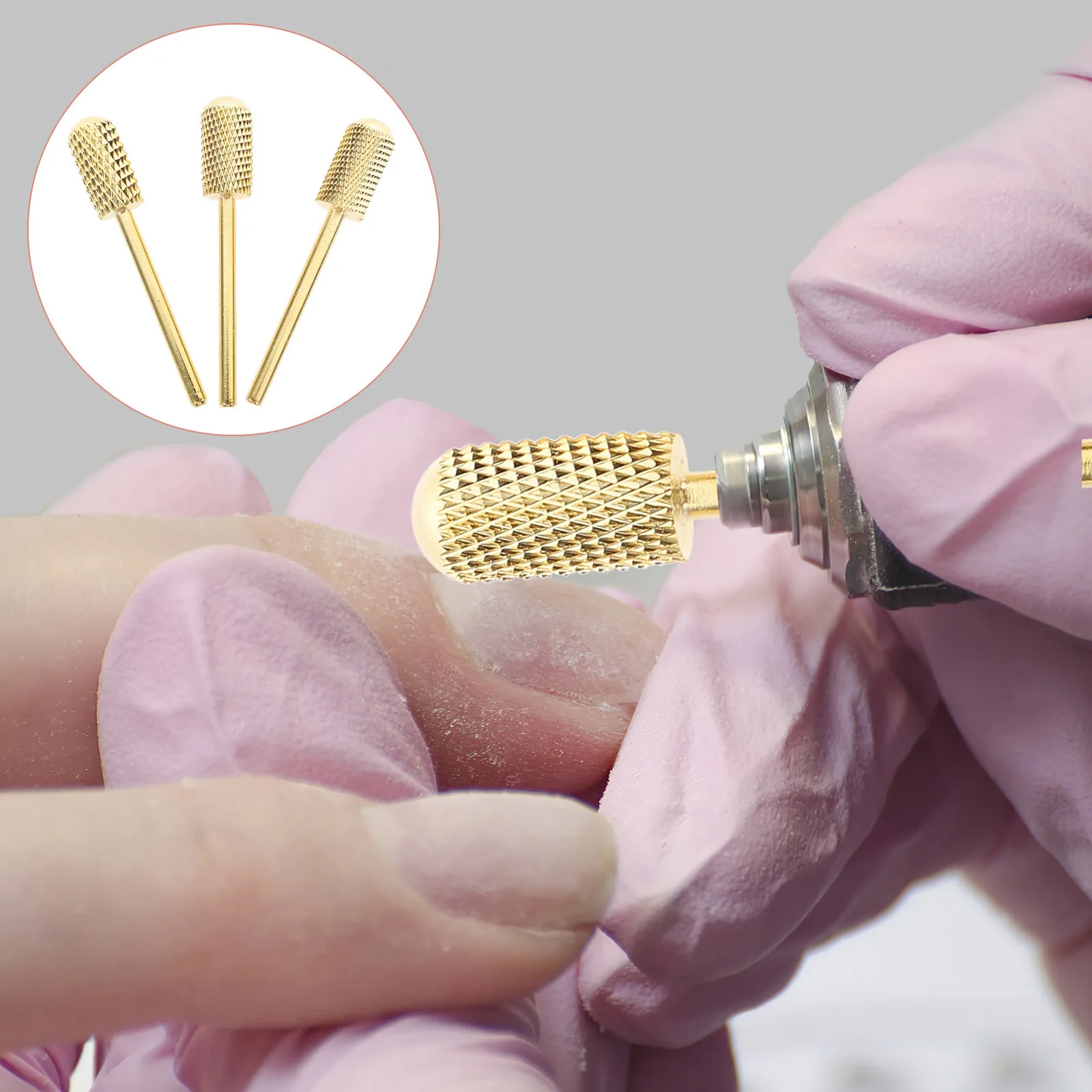 3pcs Nail Art Drill Bits for Acrylic Nails Metal Grinding Polishing Head Manicure Pedicure Milling Cutter Tool Set
3pcs Nail Art Drill Bits for Acrylic Nails Metal Grinding Polishing Head Manicure Pedicure Milling Cutter Tool Set