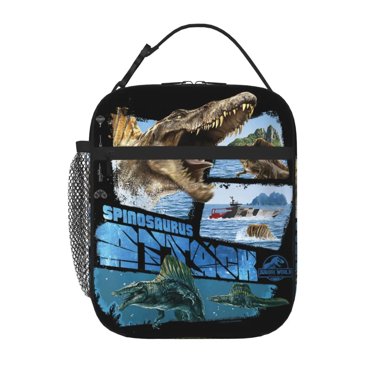 Jurassic Rebirth Spinosaurus Attack World Thermal Insulated Lunch Bag Dinosaur Portable Food Container Bags Cooler Thermal Box
Jurassic Rebirth Spinosaurus Attack World Thermal Insulated Lunch Bag Dinosaur Portable Food Container Bags Cooler Thermal Box
