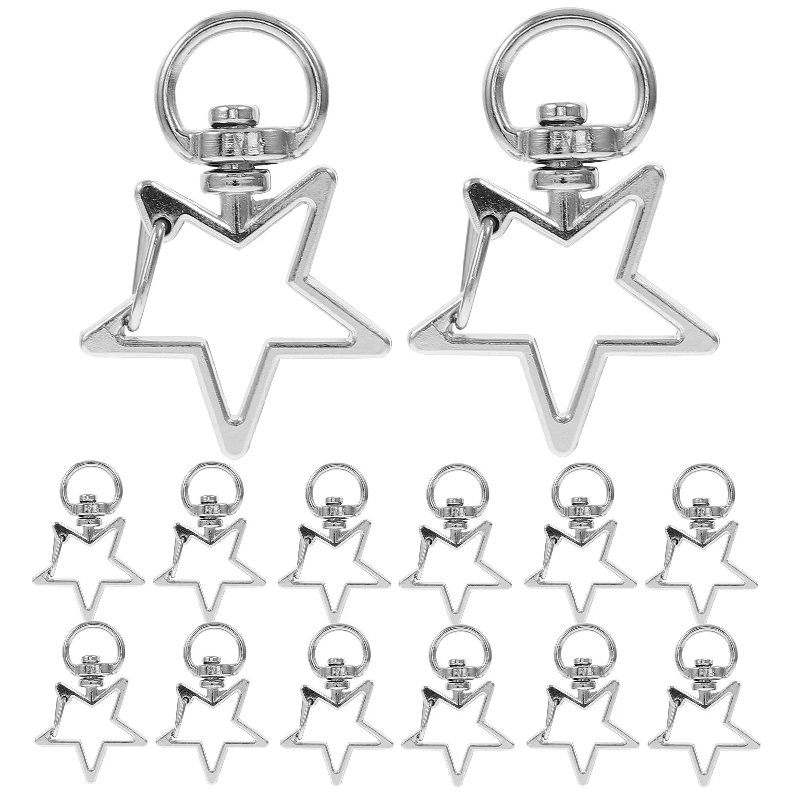 50 Pcs Pentagram Star Shaped Alloy Keychain Durable High-end Business Metal Keyring Lightweight Gift Jewelry Accessories
50 Pcs Pentagram Star Shaped Alloy Keychain Durable High-end Business Metal Keyring Lightweight Gift Jewelry Accessories