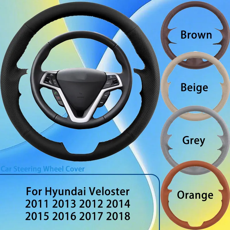 Custom Artificial Leather DIY Car Steering Wheel Cover For Hyundai Veloster 2011-2018 OEM Automotive Grip Anti Slip Breathable
Custom Artificial Leather DIY Car Steering Wheel Cover For Hyundai Veloster 2011-2018 OEM Automotive Grip Anti Slip Breathable