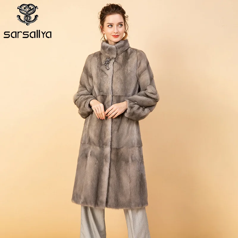 Genuine Mink Fur Coat Women Winter Long Real Mink Fur Clothes Women Natural Collar Plus Size Female Warm Fur Coat Top Fashion
Genuine Mink Fur Coat Women Winter Long Real Mink Fur Clothes Women Natural Collar Plus Size Female Warm Fur Coat Top Fashion